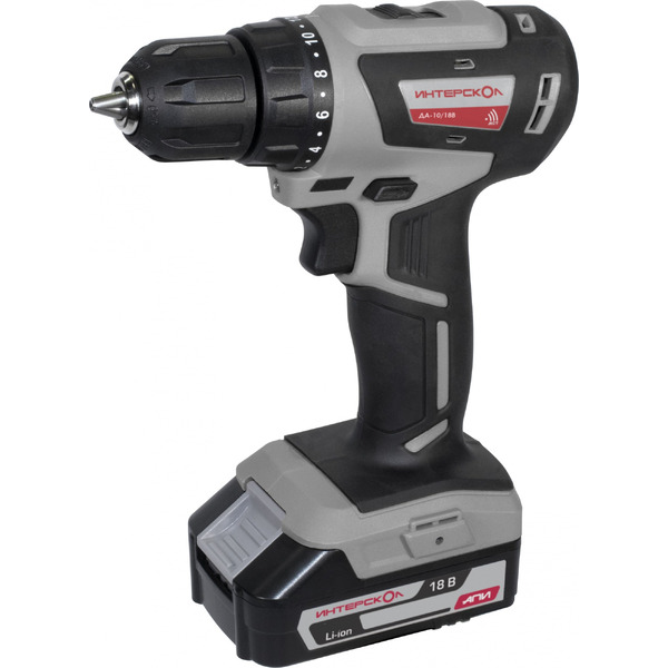 Дрель-шуруповерт Интерскол ДА-10/18В (709.1.2.70)