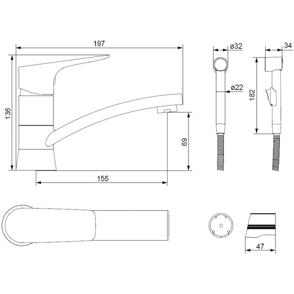 Смеситель Damixa Jupiter 770230001