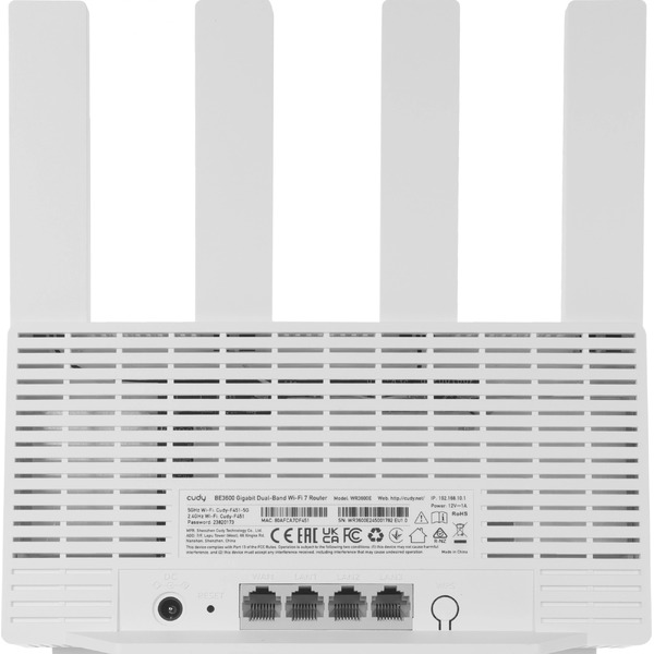 Wi-Fi роутер Cudy WR3600E