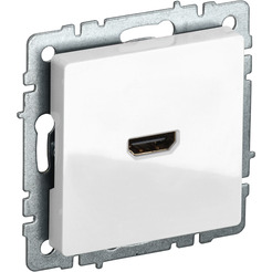 Розетка HDMI IEK Brite РHDMI-0-БрБ