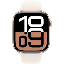Смарт-часы Apple Watch Series 10 GPS 46мм Rose Gold Aluminium Case Light Blush Sport Band M/L A2999 (MWWU3LW/A)