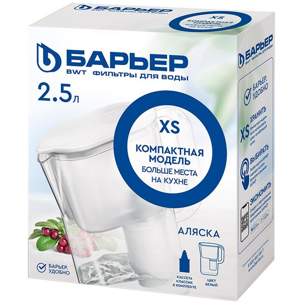 Фильтр-кувшин БАРЬЕР Аляска В750Р00 (белый)