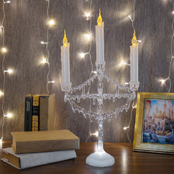 Фигура на подставке NEON-NIGHT Подсвечник со свечками 513-034