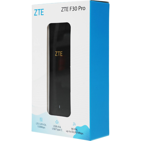 4G модем ZTE F30Pro (черный)