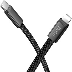 Зарядный кабель Hoco X125 Type-C to Lightning (1м, черный)