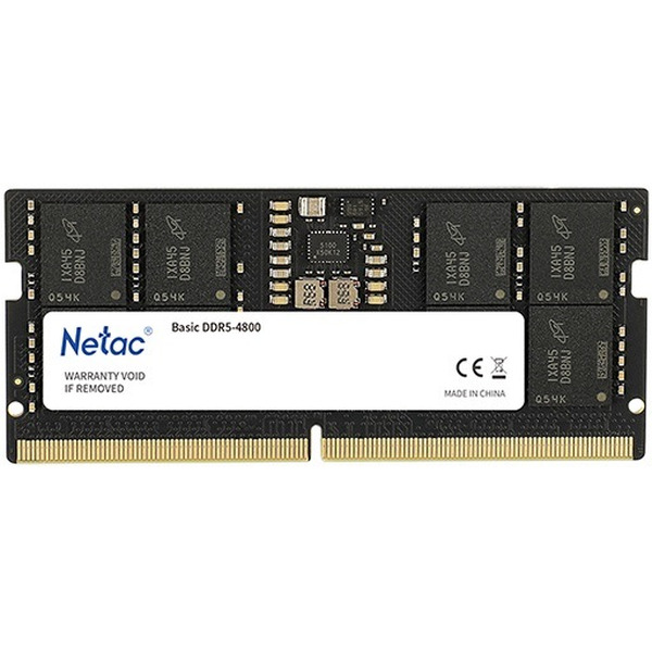 Оперативная память Netac Basic SO DDR5-4800 16GB C40 NTBSD5N48SP-16