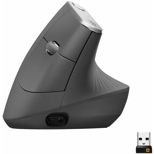 Мышь беспроводная LOGITECH MX Vertical черный (910-005451)