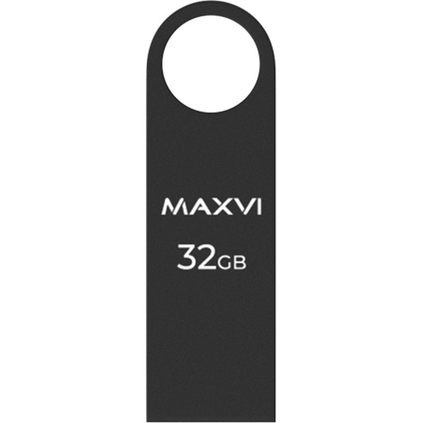 USB флеш Maxvi MK 32GB FD32GBUSB20C10MK (темно-серый)
