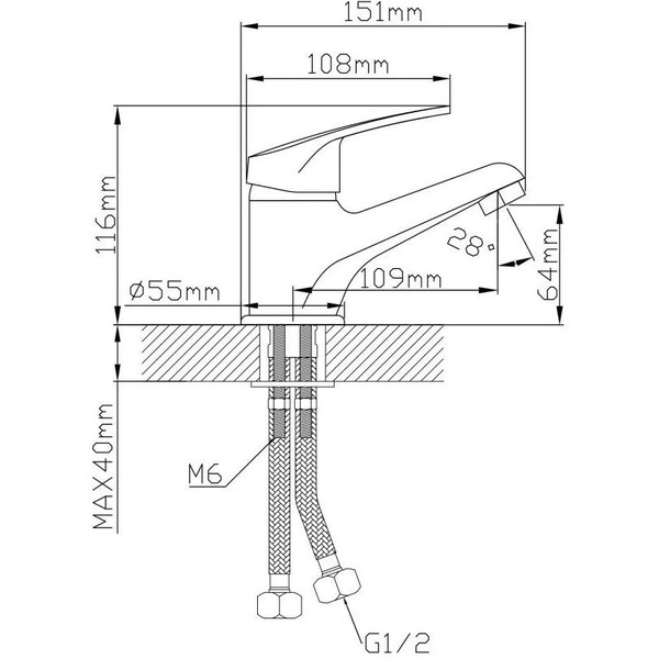Смеситель AV Engineering AVROM1-A100-110