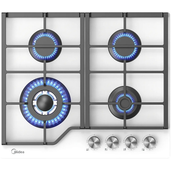 Встраиваемая газовая варочная поверхность Midea MG693TGW