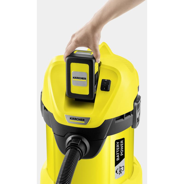 Пылесос Karcher WD 3 Battery 1.629-910.0 (без АКБ)
