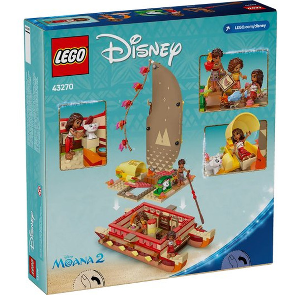 Конструктор Lego Disney Princess Моана: приключение на каноэ 43270
