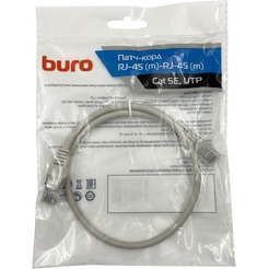 Патч-корд Buro UTP-5E-0,5M-G