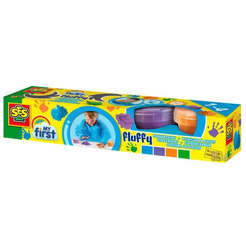 Набор воздушных пальчиковых смывающихся красок SES Creative My first 14441 (4 цвета)