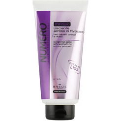 Разглаживающая маска для волос с маслом авокадо Brelil Professional Numero Smoothing Mask 300мл