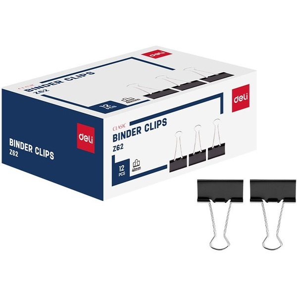 Зажим для бумаг DELI Z62