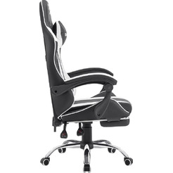 Игровое кресло Defender Tios (черный/белый)