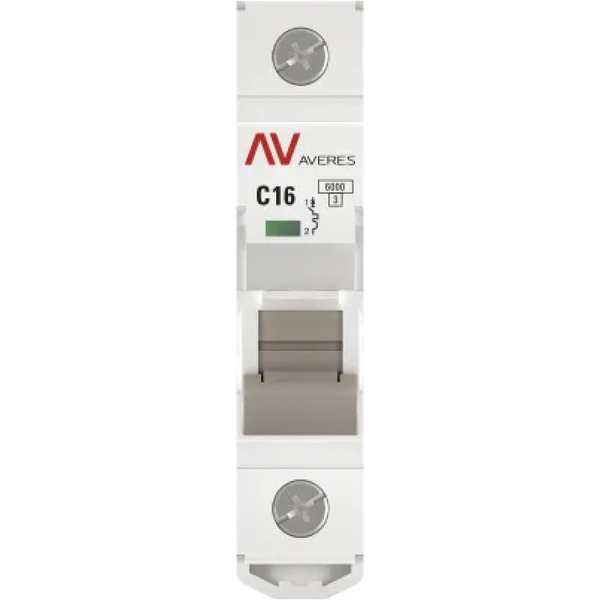 Выключатель автоматический EKF Averes AV-6 1P 16A (C) 6kA