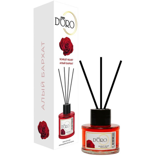 Аромадиффузор Gamma D'ORO Алый бархат 55 мл