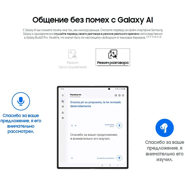 Наушники Samsung Galaxy Buds 3 Pro (SM-R630NZWACIS) White