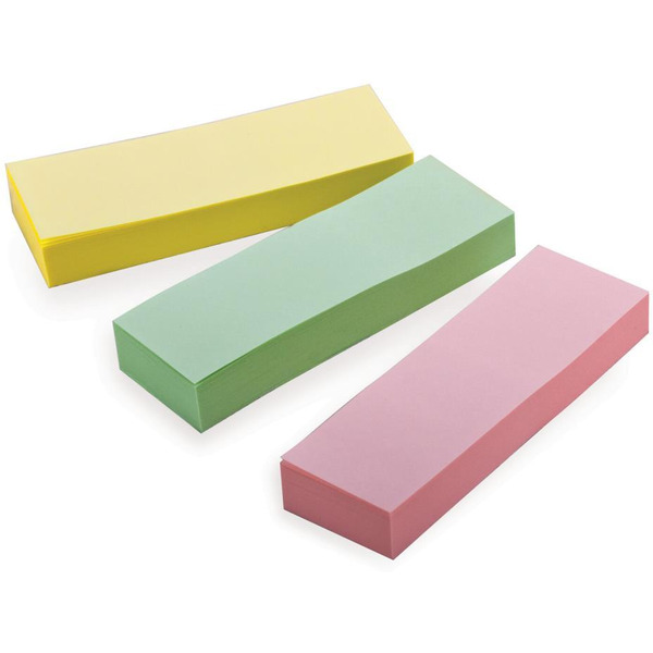 Закладки клейкие BRAUBERG 124812 (PASTEL COLOR, бумажные, 76*25 мм 3*100л., ассорти)