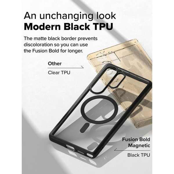Чехол Ringke FUSION BOLD MAGNETIC для Galaxy S25 Ultra BLACK