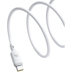 Кабель Baseus Silky Fast Charging Data Cable USB Type-A - USB Type-C 3A (2 м, белый)