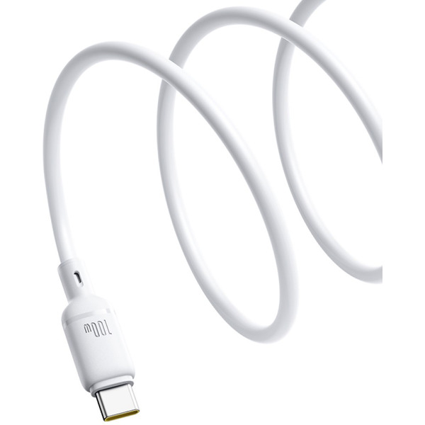 Кабель Baseus Silky Fast Charging Data Cable USB Type-A - USB Type-C 3A (2 м, белый)