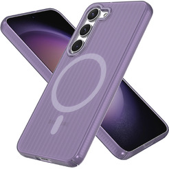 Задняя накладка CASE Translucent Strip Samsung Galaxy S23, фиолетовый