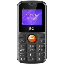 Мобильный телефон BQ BQ-1853 Life (черный/красный)