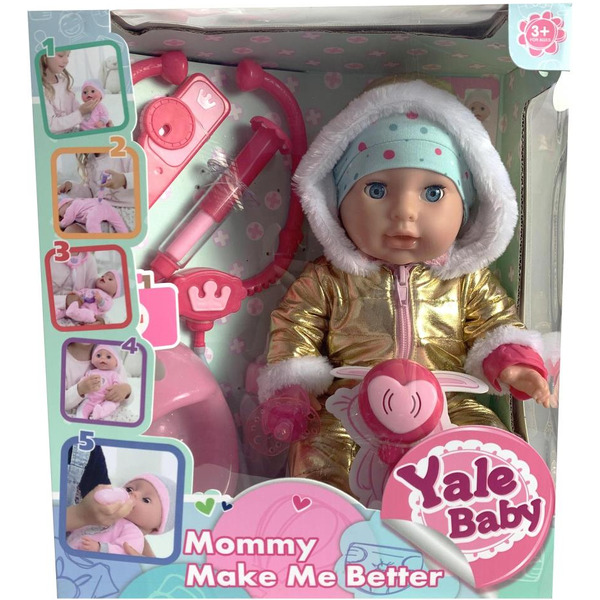 Пупс с аксессуарами YALE YL1955G