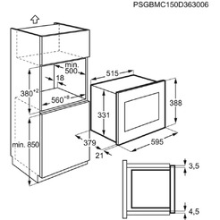 Встраиваемая микроволновая печь ретро ELECTROLUX EMT25203C