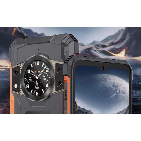 Смартфон Cubot KingKong Ace 2 6GB/128GB (черный/оранжевый)