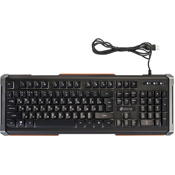 Клавиатура Oklick 717G Black Death