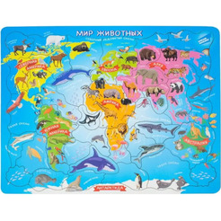 Деревянный пазл MASTER WOOD DMG "Мир Животных"