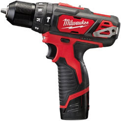 Дрель-шуруповерт Milwaukee M12 BPD-202C 4933441940 (с 2-мя АКБ, кейс)