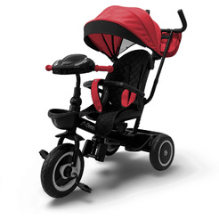 Беговел-велосипед Bubago Dragon BG 161-2 (черный/красный)