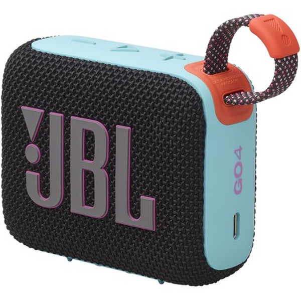 Беспроводная колонка JBL Go 4 (черный/оранжевый)