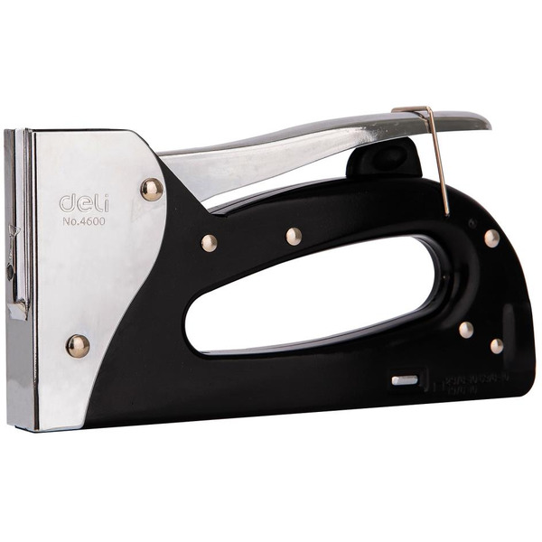 Степлер Deli 4600 (черный)