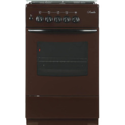 Плита газовая Лысьва ГП 400 М2С-2у (коричневый, стеклянная крышка)