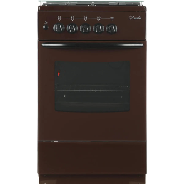 Плита газовая Лысьва ГП 400 М2С-2у (коричневый, стеклянная крышка)