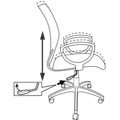 Кресло Бюрократ CH-599AXSL/32G/TW-11 (черный/серый)