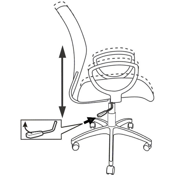 Кресло Бюрократ CH-599AXSL/32G/TW-11 (черный/серый)