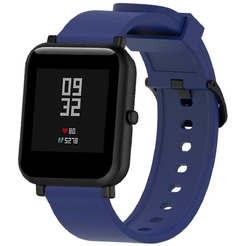 Ремешок Bingo Silicone для Amazfit Bip/GTS/GTR 42mm/Ширина 20мм Темно-синий
