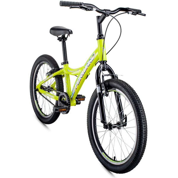 Велосипед Forward Comanche 20 1.0 2021 (желтый)