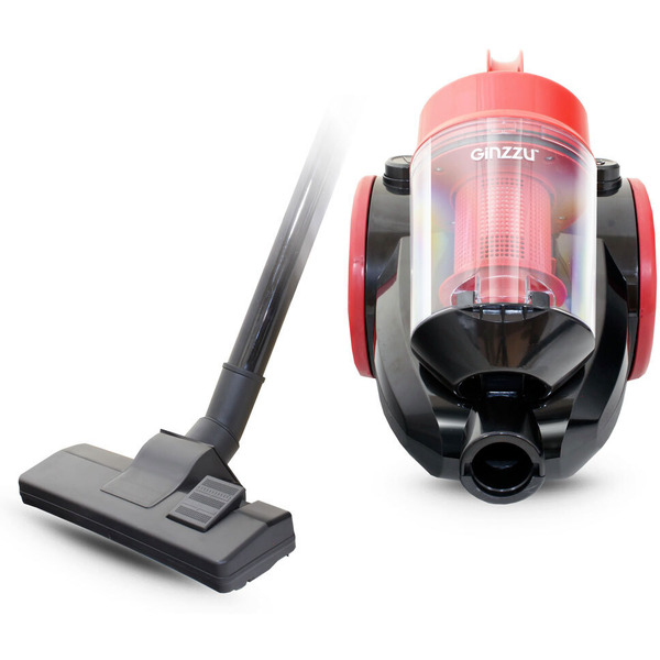 Пылесос Ginzzu VS422 (черный/красный)