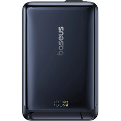 Внешний аккумулятор Baseus Nomos Qi2 Magnetic Power Bank 10000mAh P10078800123-00 (черный)