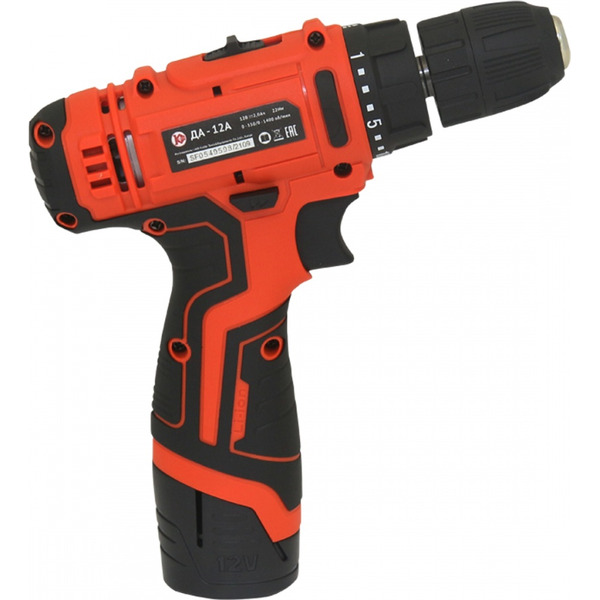 Дрель-шуруповерт Калибр ДА-12А (с 2-мя АКБ и ЗУ)