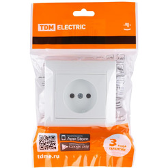 Розетка TDM Лама SQ1815-0022 (белый)