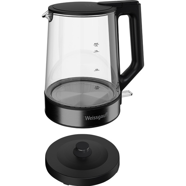 Электрочайник WEISSGAUFF WK 1700 EcoGlass Nero